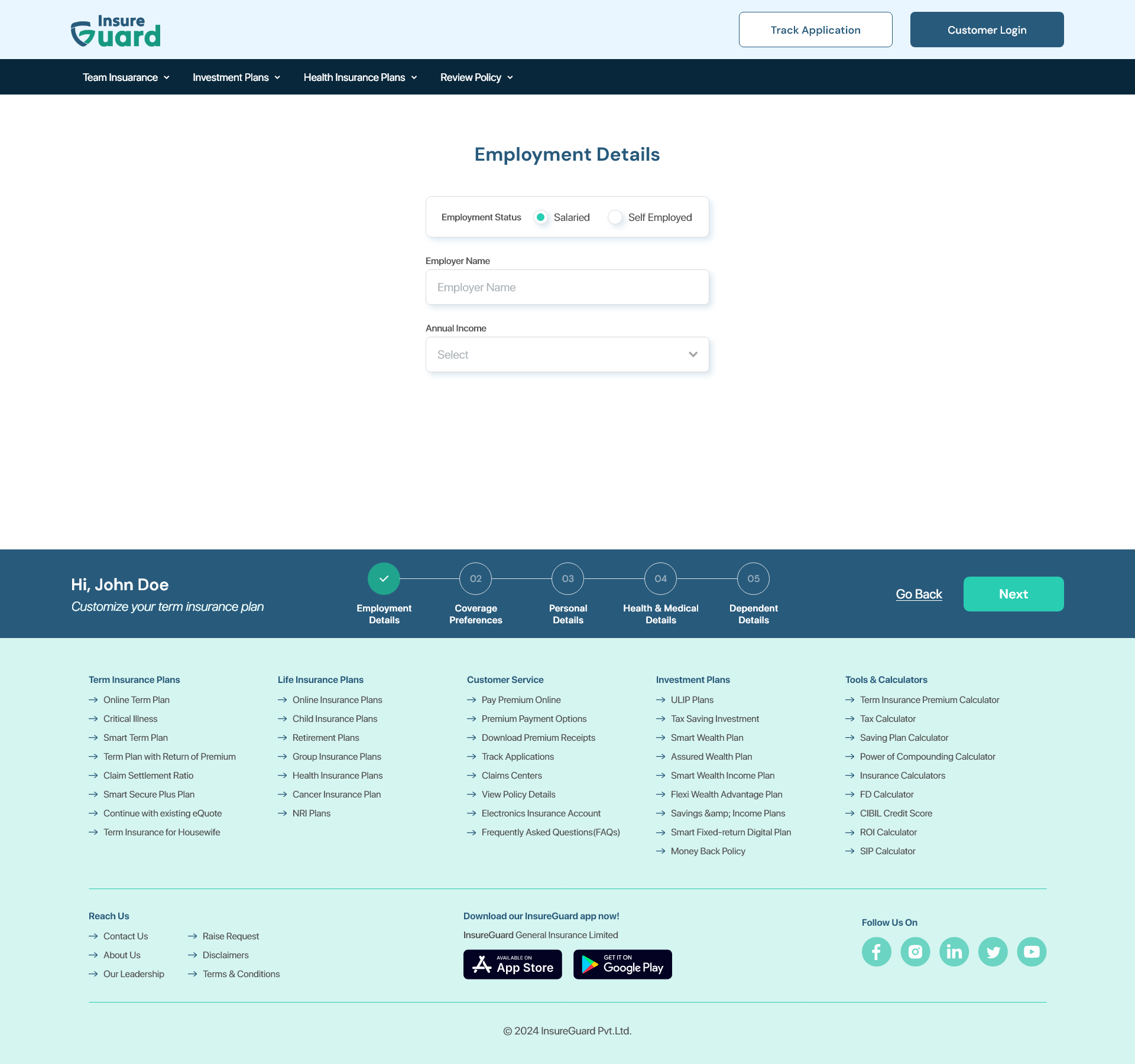 01-Insurance-Portal-QuoteRequest-Step01