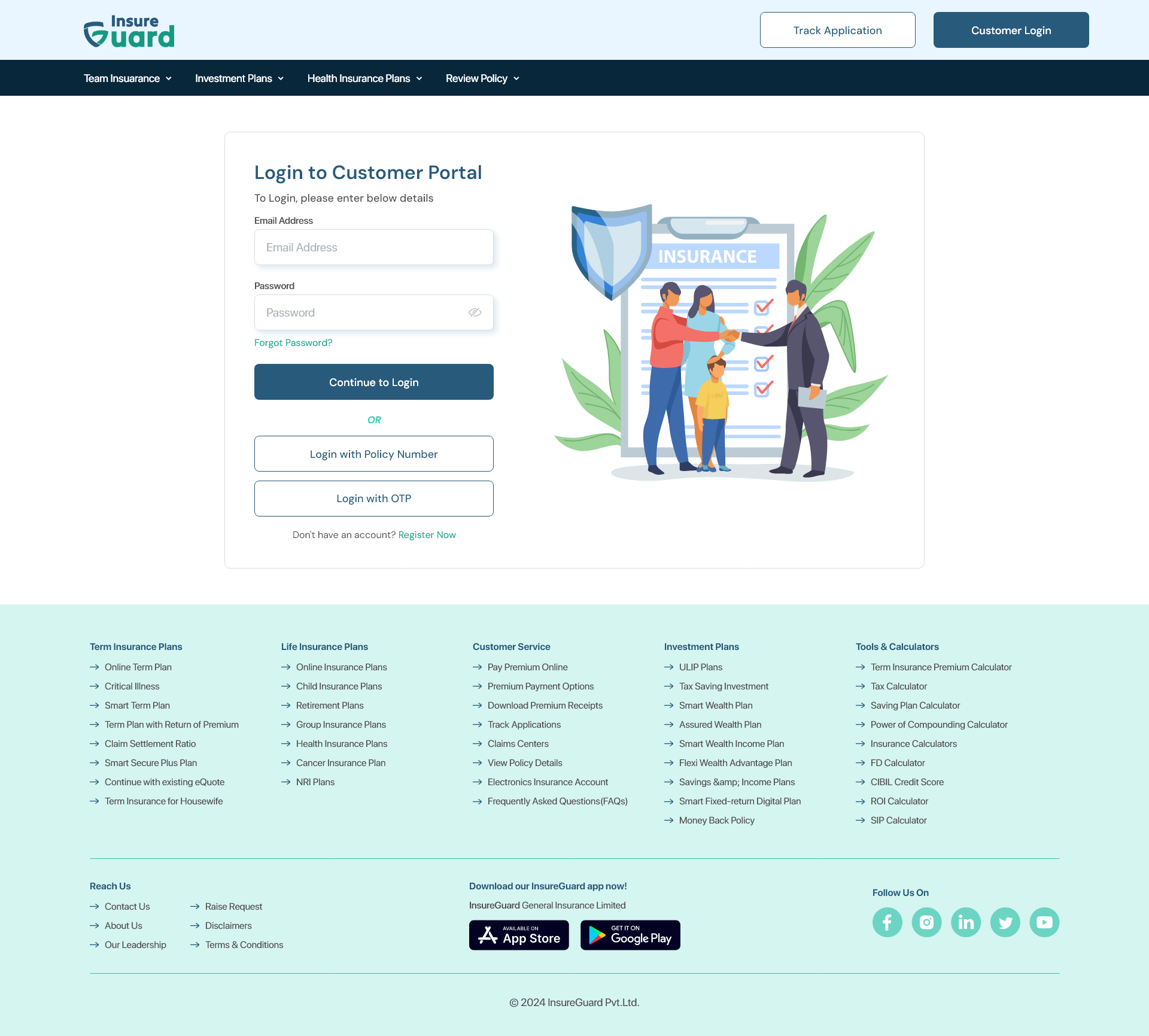 02-Insurance-Portal-Login-With-Email