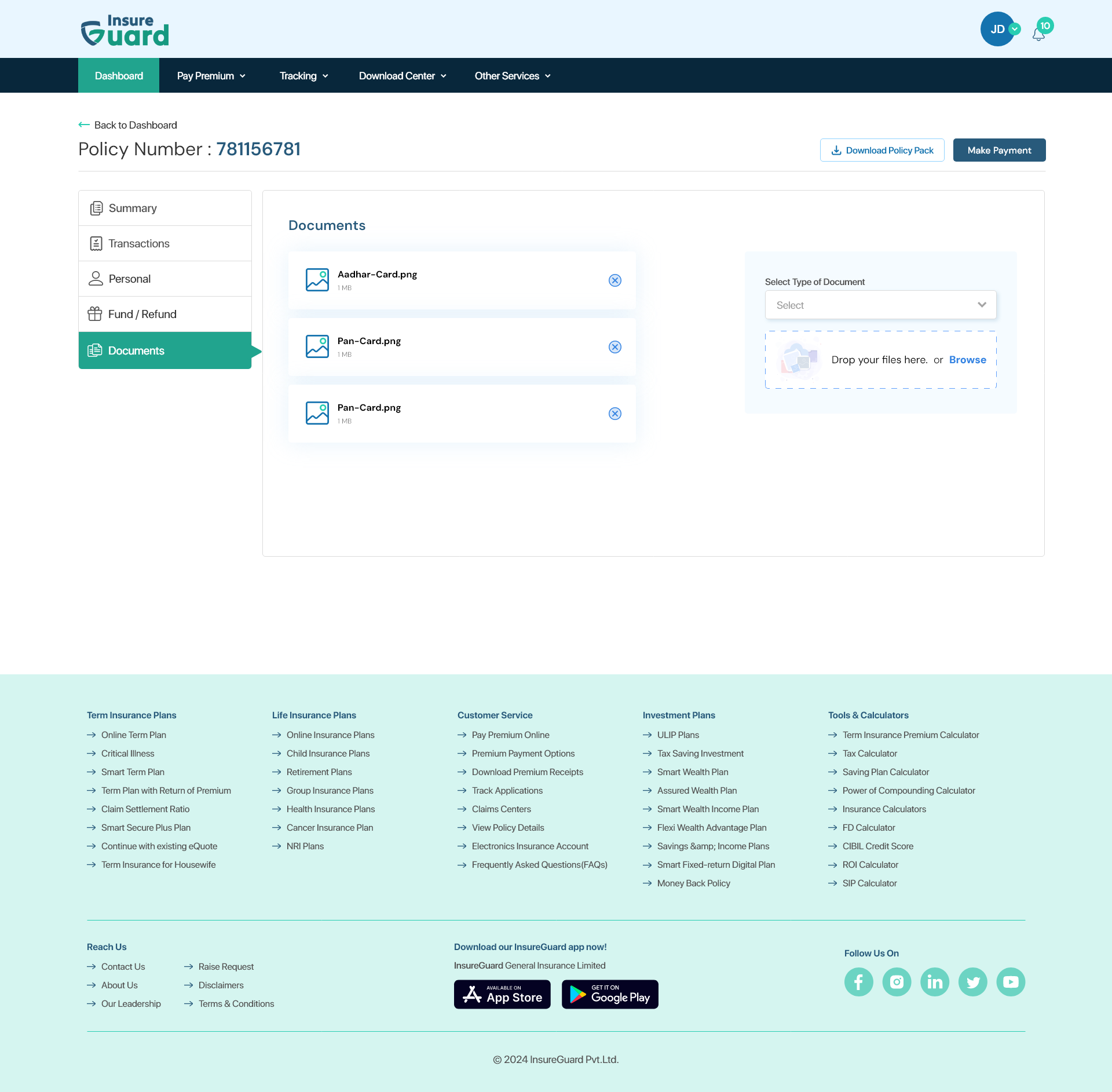07-Insurance-Portal-Policy-Documents